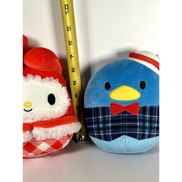 Squishmallows Sanrio My Melody 8" Xmas Plaid & Tuxedosam 7" NWT Set - Picture 5 of 5